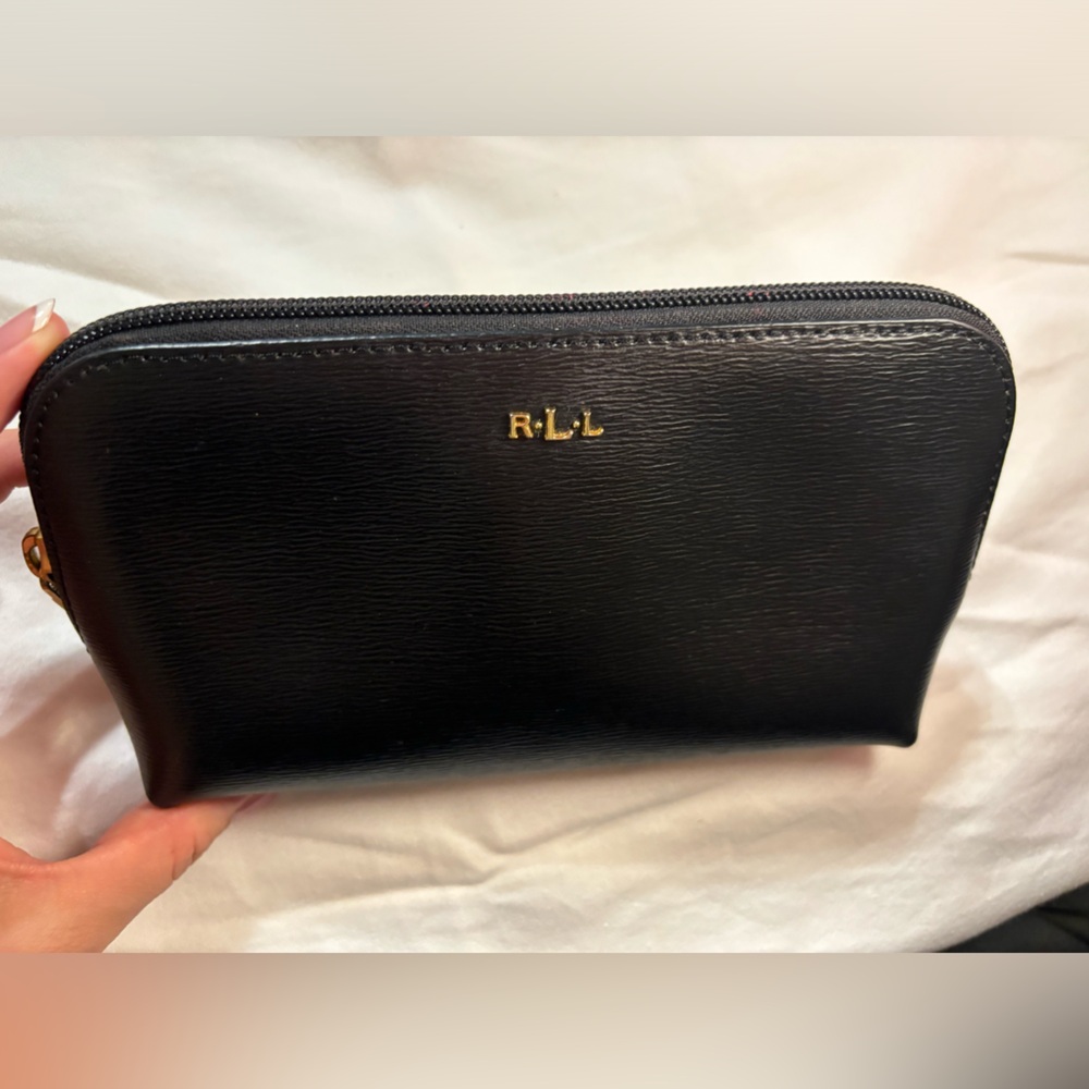 Lauren Ralph Lauren cosmetic pouch Used in Black